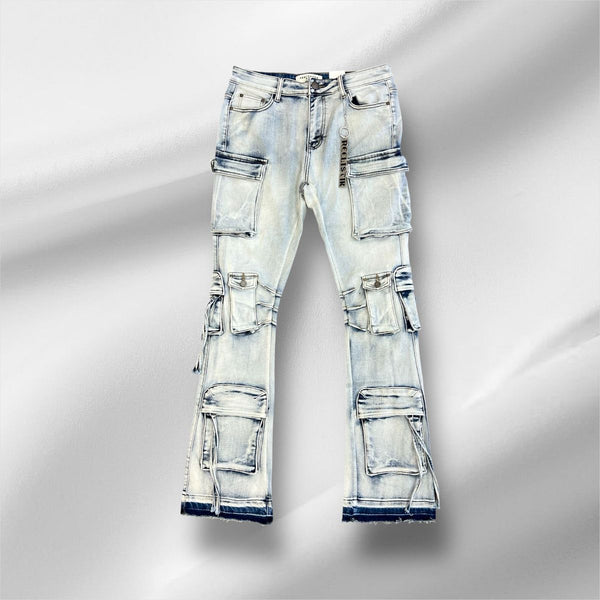 REELISTIK AMUR PREMIUM STACKED STRETCH DENIM - LT BLUE