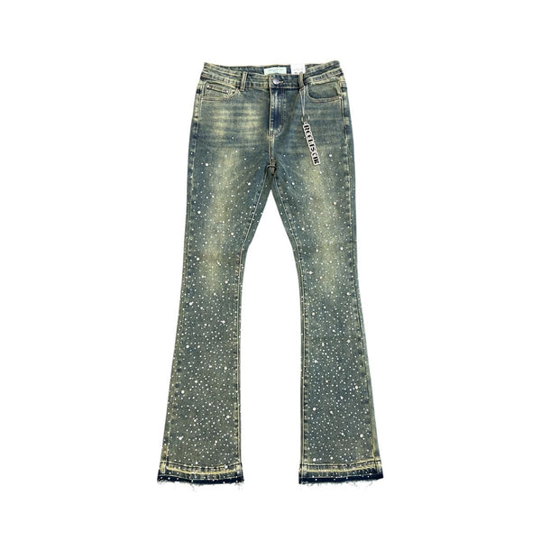 RST-1211 TNBLU - DIAMOND STACKED PREMIUM DENIM