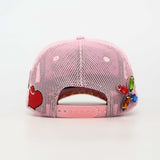 TROUBLE IN PARADISE TRUCKER HAT - PINK