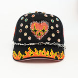 LOVE HARD TRUCKER HAT - BLACK