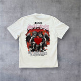 RST-112 WHT REELISTIK DON'T MISS GRAPHIC HEAVY WEIGHT TEE