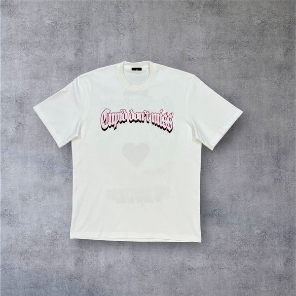 RST-112 WHT REELISTIK DON'T MISS GRAPHIC HEAVY WEIGHT TEE