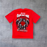 RST-112 RED REELISTIK DON'T MISS GRAPHIC HEAVY WEIGHT TEE