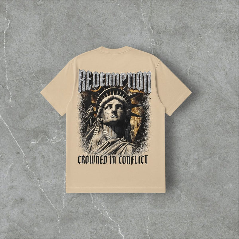 RST-127 TAN LIBERTY DIAMONDS HEAVYWEIGHT TEE