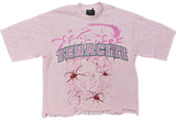 SPIDER PEARL TEE - PINK