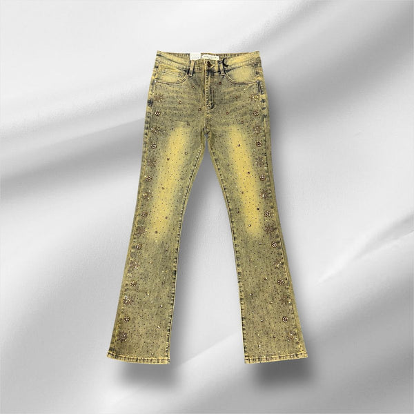RST-6041 REELISTIK DIAMOND STACKED PREMIUM DENIM - TAN BLUE
