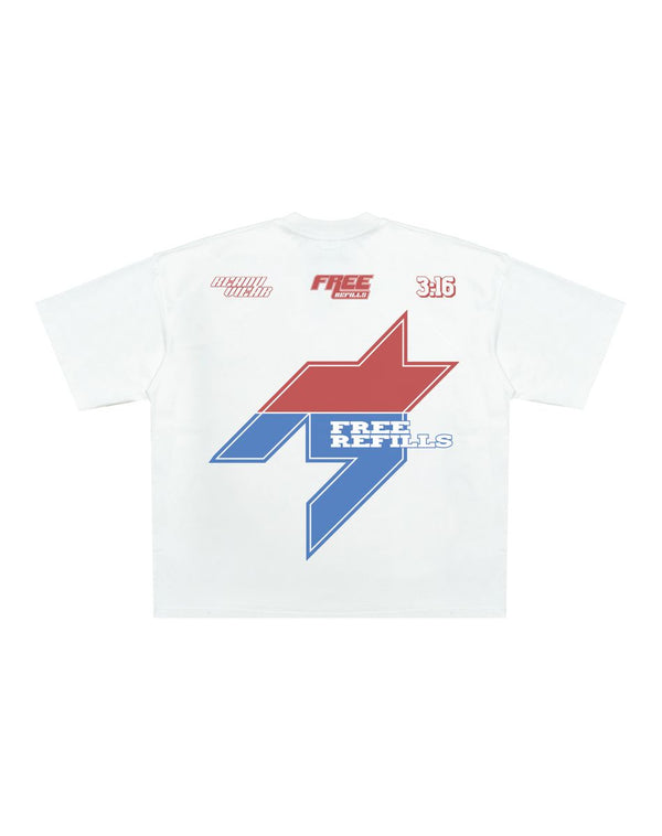 RACER TEE (FR-F25-009)- CREAM
