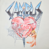 BROKEN WEB TEE - CREAM