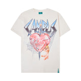 BROKEN WEB TEE - CREAM