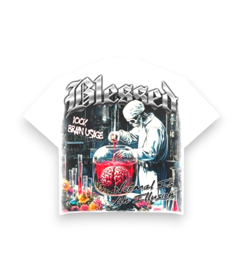 ILLUSION TEE- WHITE