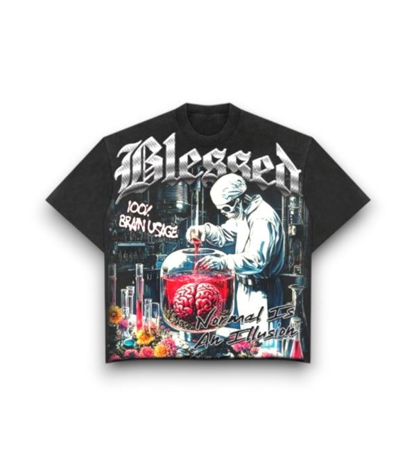 ILLUSION TEE- BLACK