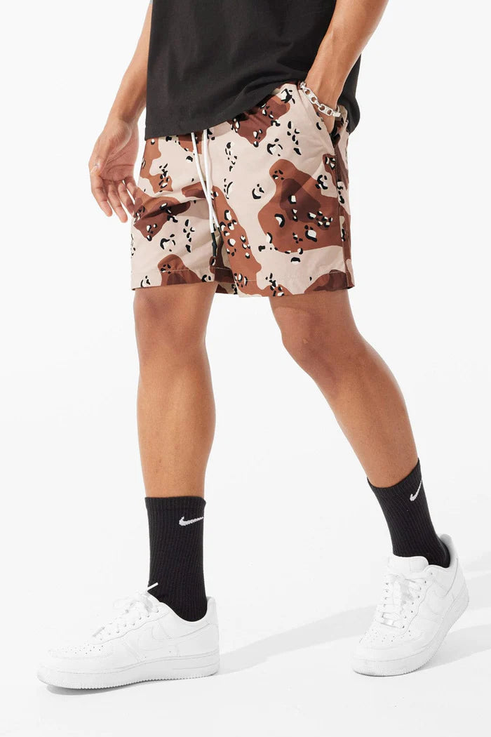 ATHLETIC - MARATHON SHORTS-DESERT CAMO