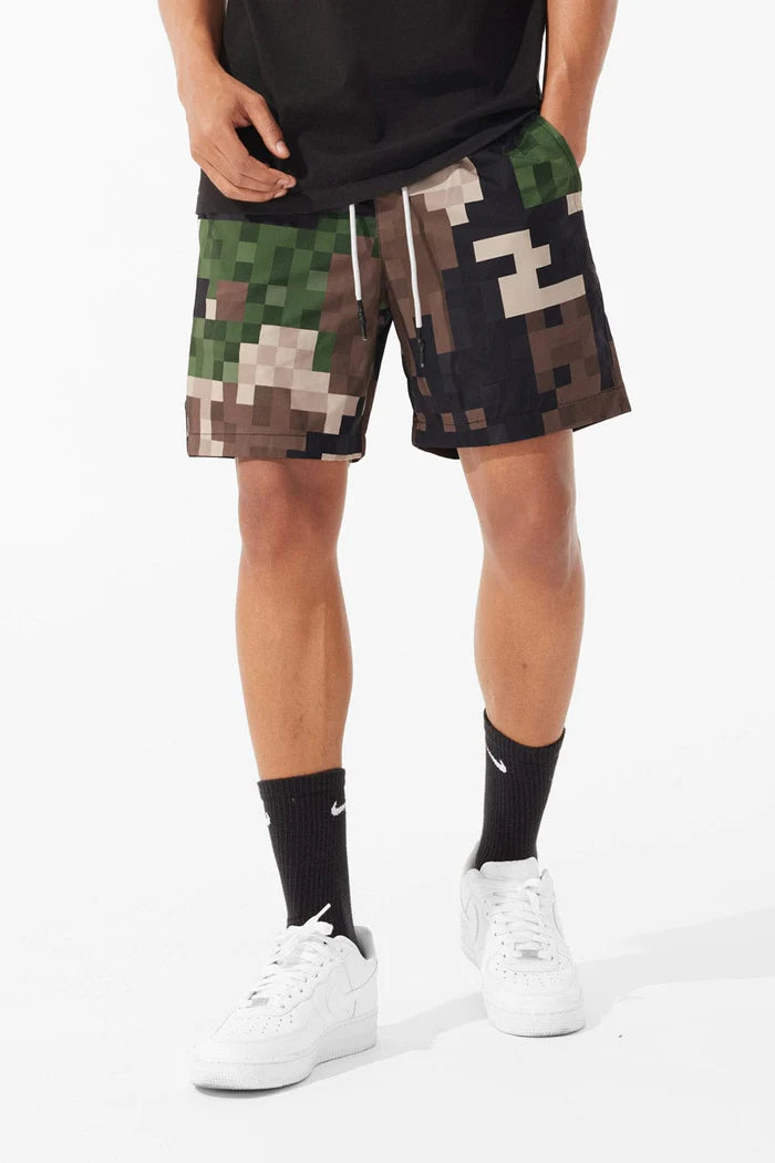 ATHLETIC - MARATHON SHORTS-DIGITAL WOODLAND