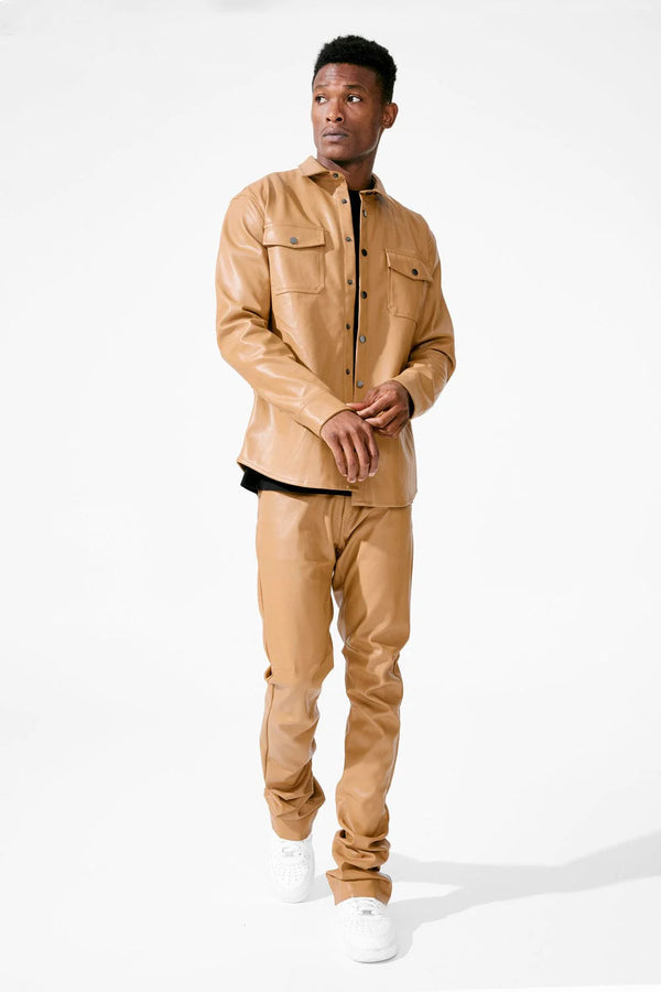 ROSS STACKED - THRILLER PANTS (MOCHA)