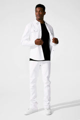 ROSS STACKED - THRILLER PANTS (WHITE)