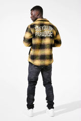SEE YOU IN PARADISE FLANNEL SHACKET (YELLOW)