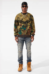 Silk Road Crewneck Sweater (Catfish)