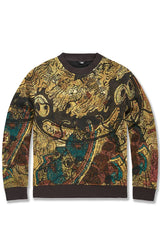 Silk Road Crewneck Sweater (Catfish)