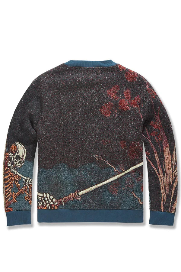 Silk Road Crewneck Sweater (Skulletal)