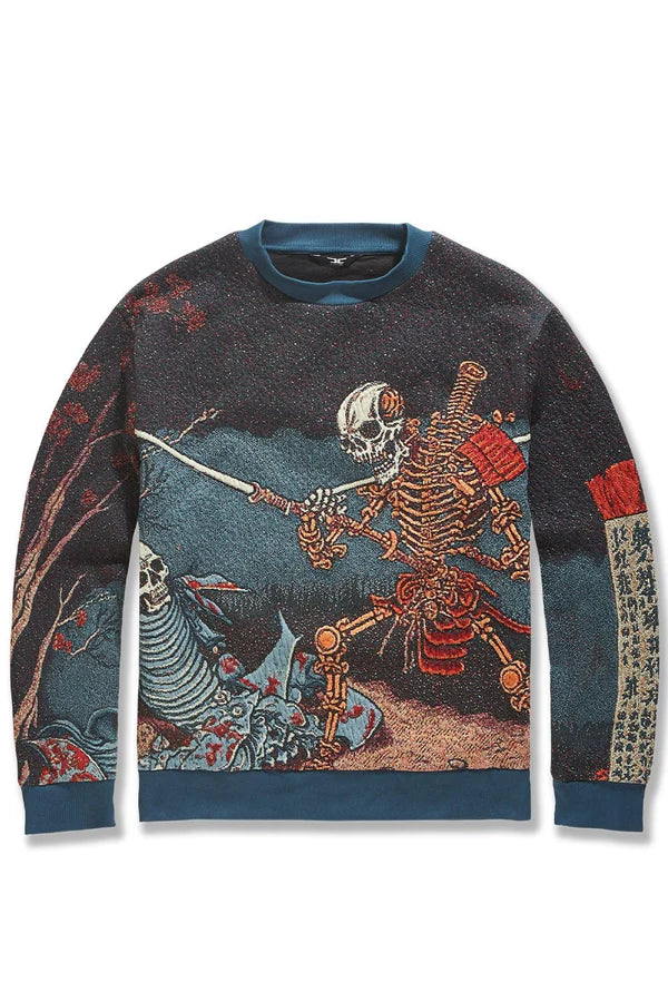 Silk Road Crewneck Sweater (Skulletal)