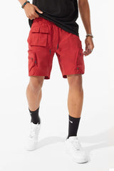 RETRO - ALTITUDE CARGO SHORTS-RED