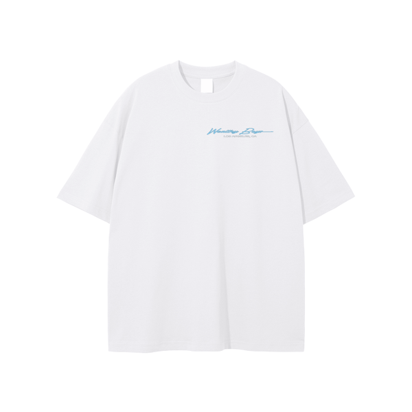 WEALTHY BOYS MOTION CLUB TEE-WHITE