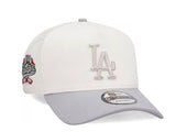 New Era Los Angeles Dodgers 100th Anniversary Chrome Metallic Two Tone Edition 9Forty A Frame Snapback Hat