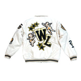 Rebel Minds World Champs PU Jacket-CREAM