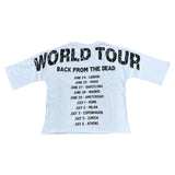 FOCUS ENCORE STONE GREY CROP T-SHIRT