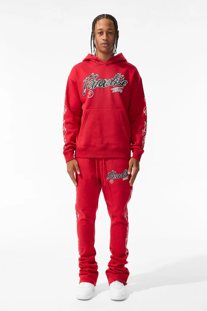 Paradise Tour Pullover Hoodie-Red