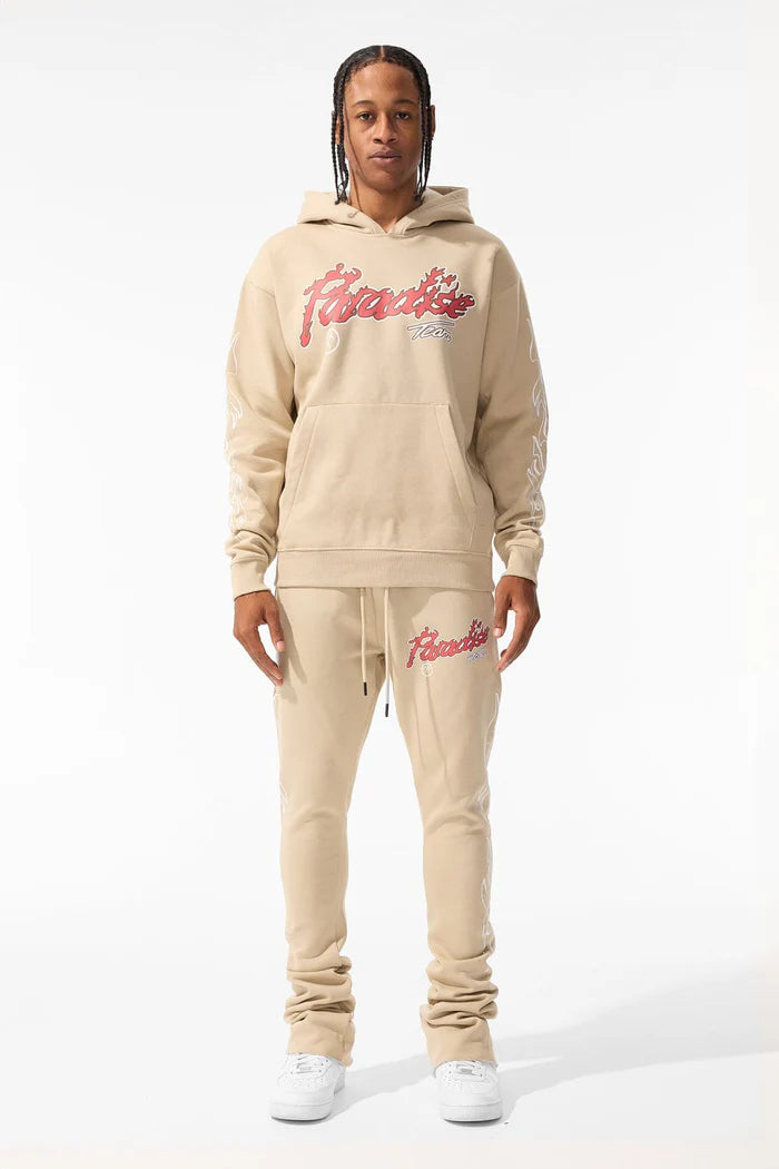 Paradise Tour Pullover Hoodie-Sand