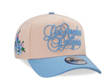 New Era Los Angeles Dodgers Script Mango Sky Edition 9Forty A Frame Snapback Cap
