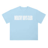 Wealthy boys Rich Society Tee- UNC Blue