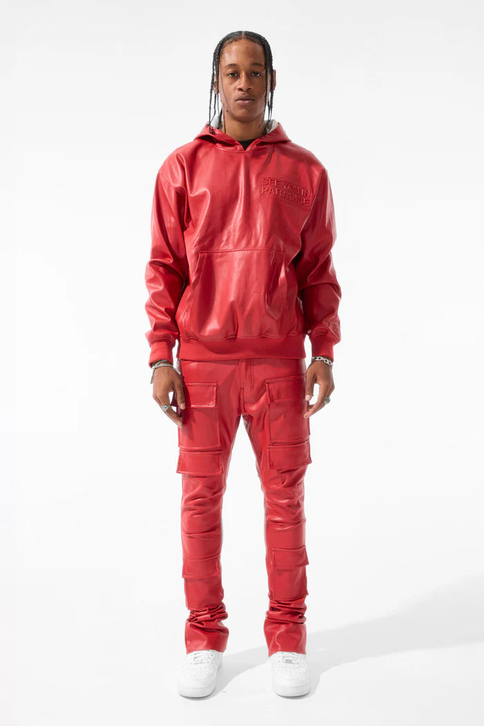 THRILLER PULLOVER HOODIE (RED)