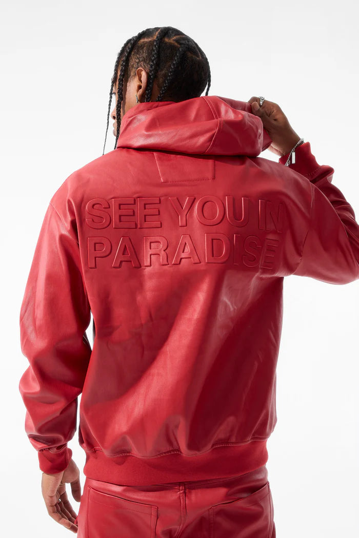 THRILLER PULLOVER HOODIE (RED)