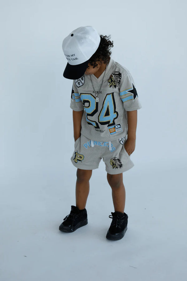 Kids Pioneer Football Jersey (Cream)