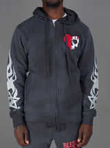 Rebel Minds Hoodie - Blessed And Beyond - Charcoal