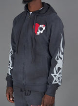 Rebel Minds Hoodie - Blessed And Beyond - Charcoal