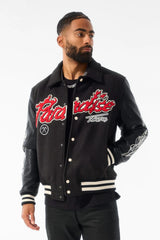 Paradise Tour Varsity Jacket (Black)