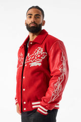 Paradise Tour Varsity Jacket (Red)