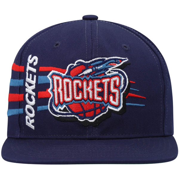 Houston Rockets Mitchell & Ness Hardwood Classics Retro Bolt Deadstock Snapback Hat
