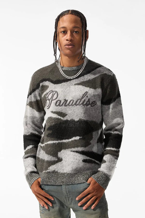 Paradise Mirage Crewneck Sweater (Black)