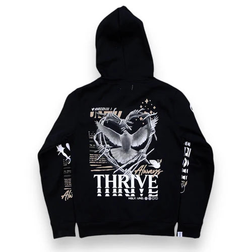 Highly Undrtd 'Always Thrive' Hoodie (Black)