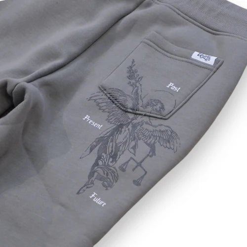 Highly Undrtd 'Visionary Angel' Stack Joggers (Pewter)