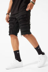 OG - PYTHON SHORTS -JET BLACK