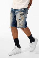 Retro - Landman Denim Shorts - SAND WASH