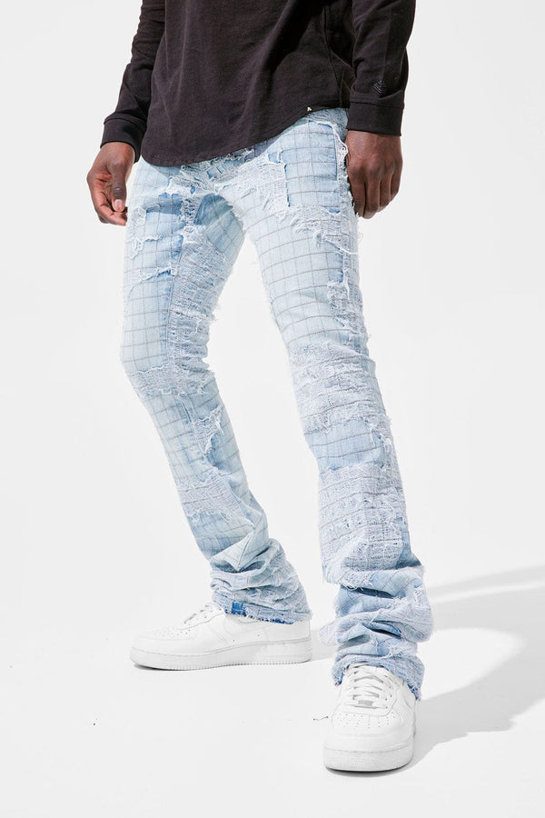 MARTIN STACKED - FULL MOON BORO DENIM (ICE BLUE)