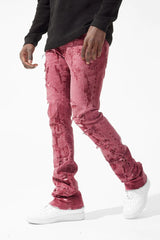 MARTIN STACKED - SANTORINI DENIM (DUSTY ROSE)