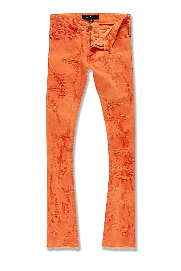 KIDS STACKED SANTORINI DENIM (CREAMSICLE)