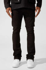 Super Skinny Stacked Fit - Local Dealer Denim - Martin Stacked Collection (Jet Black)